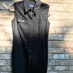 Black shirtwaist dress by Karen Scott
